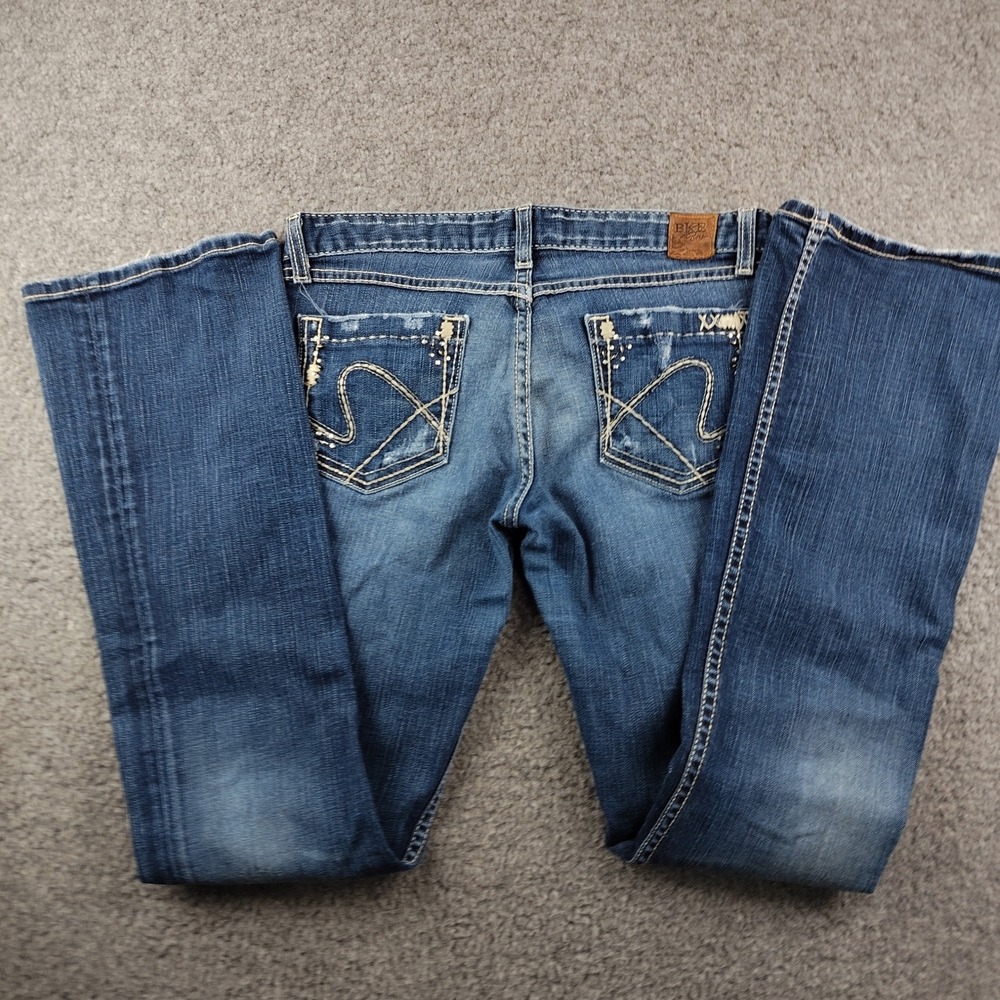 VTG BKE Stella Bootcut Jeans Womens 29x33.5 Medium Wash Stretch Denim Low Rise